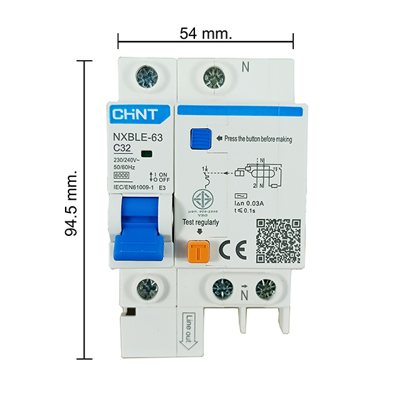 NXBLE-63 1P+N 32A -DIM