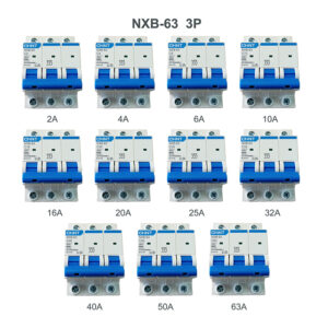 NXB-63-C63-3P-6kA-MCB-เบรกเกอร์ลูกย่อย-ติดราง-CHINT-ELECTRIC-THAILAND