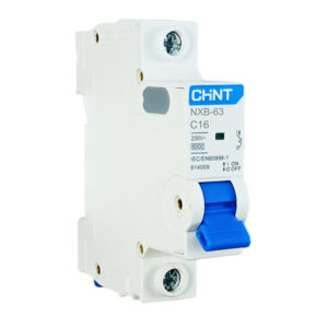 NXB-63-C16-1P-16A-6kA-MCB-เบรกเกอร์ลูกย่อย-ติดราง-CHINT-ELECTRIC-THAILAND