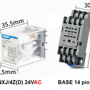NXJ/4Z(D) Coil 24V (AC) Relay รีเลย์ CHINT ELECTRIC