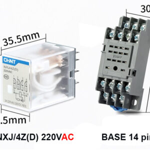 NXJ/4Z(D) Coil 36V (AC) Relay รีเลย์ CHINT ELECTRIC