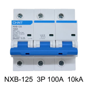 NXB-125-3P-100A-10kA-MCB-CHINT ELECTRIC