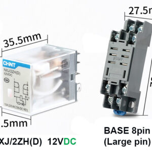 NXJ/2ZH(D) Coil 12V (DC) Relay รีเลย์ CHINT ELECTRIC