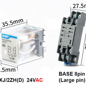 NXJ/2ZH(D) Coil 24V (AC) Relay รีเลย์ CHINT ELECTRIC
