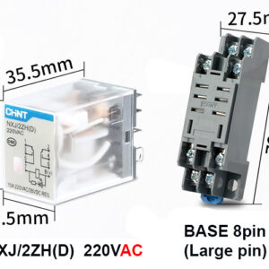NXJ/2ZH(D) Coil 220V (AC) Relay รีเลย์ CHINT ELECTRIC
