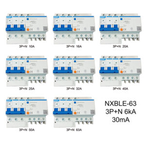 NXBLE-63-3P+N-30mA-6kA-RCBO-CHINT ELECTRIC
